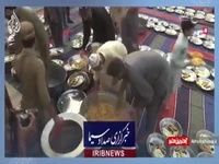مراسم افطار در نخستین روز ماه رمضان در کراچی