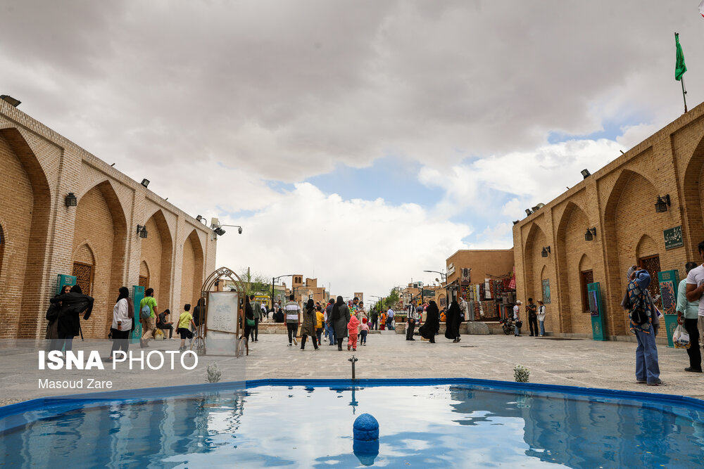 یزد زیر پای مسافران نوروزی