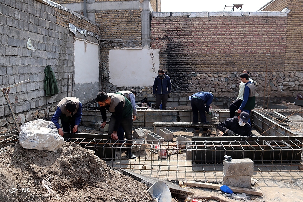 عکس/ بازسازی مناطق زلزله زده خوی