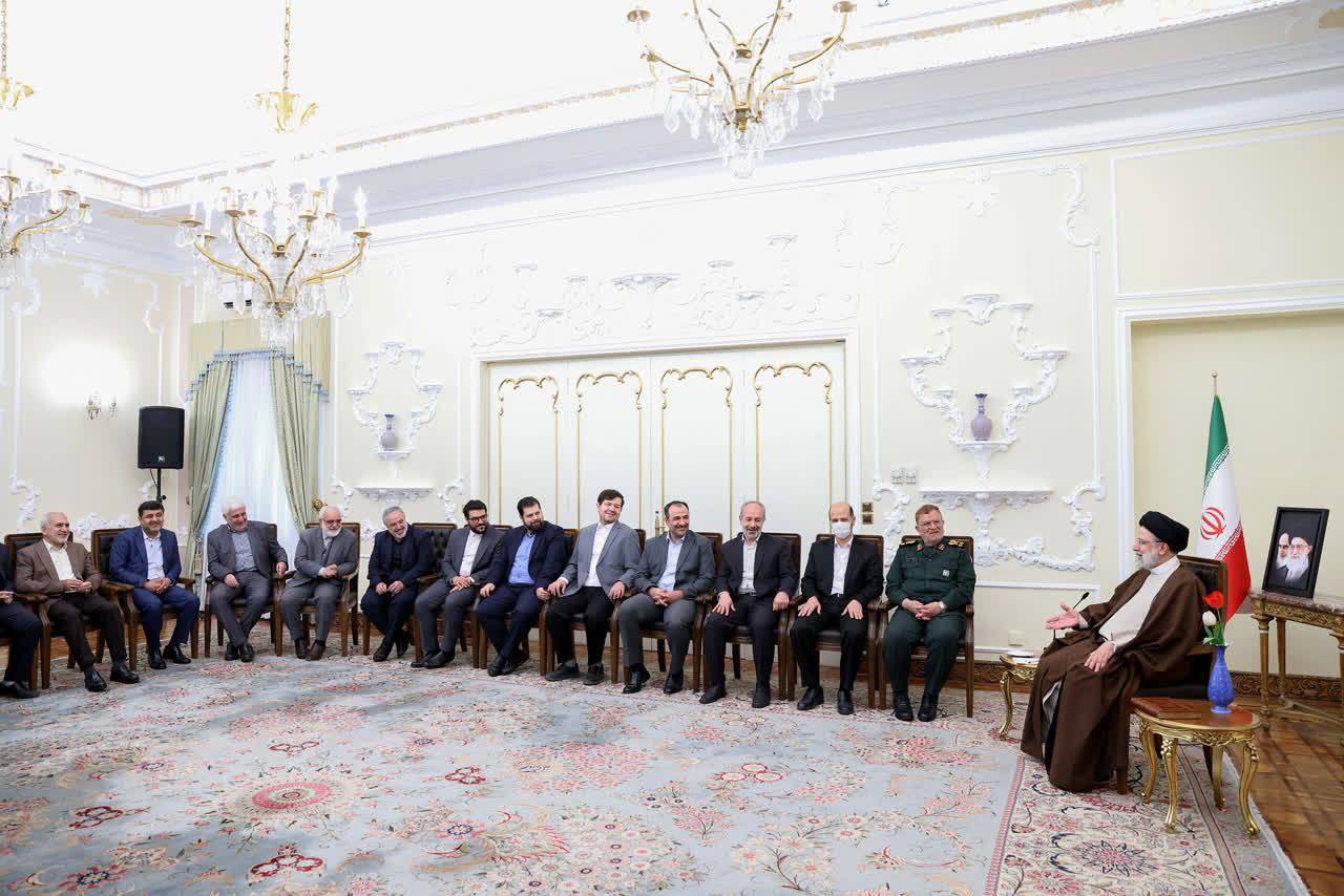 دیدار عیدانه رییس جمهور با مقامات کشوری و لشکری