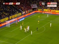 گل دوم بلژیک به سوئد توسط لوکاکو