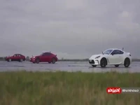 درگ تویوتا GR86 با GT86 و AE86، نمایش شکاف نسل‌ها