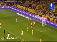 گل اول بلژیک به سوئد توسط لوکاکو