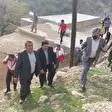 عکس/ بازدید مسئولان از روستای دارگنجی چاروسا