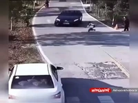 وقتی عکس العمل سریع راننده جان یک نفر را نجات می دهد