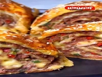 رولت گوشت با نان لواش درست کردی؟