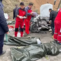 جان باختن ۲۱ نفر در سوانح جاده‌ای خراسان رضوی