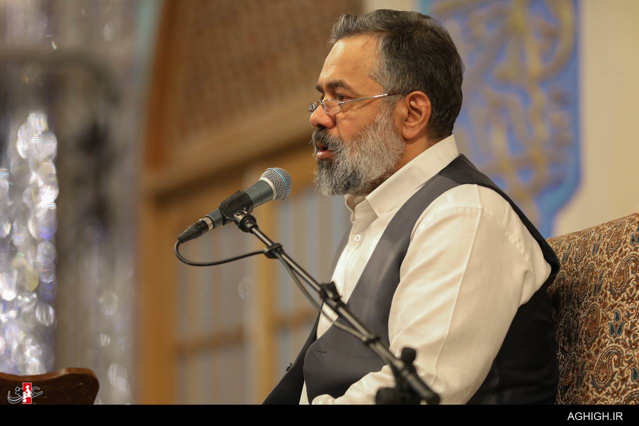 مناجات خوانی شب سوم ماه رمضان در حرم رضوی