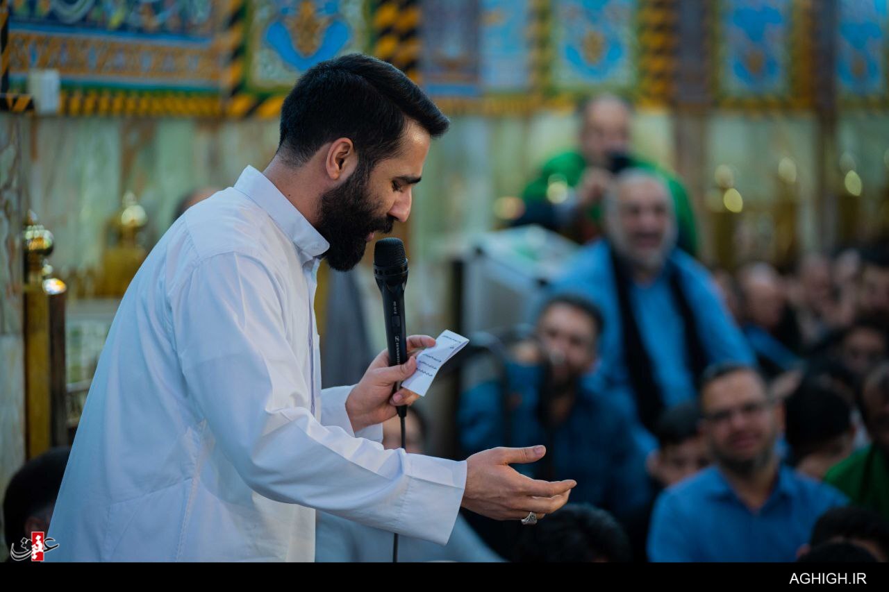 مناجات خوانی شب سوم ماه رمضان در کربلای معلی