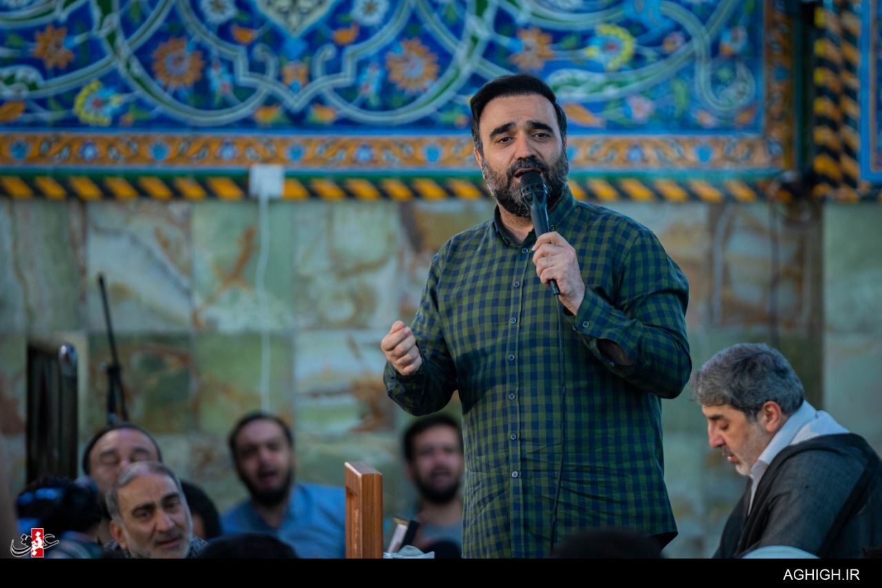 مناجات خوانی شب سوم ماه رمضان در کربلای معلی