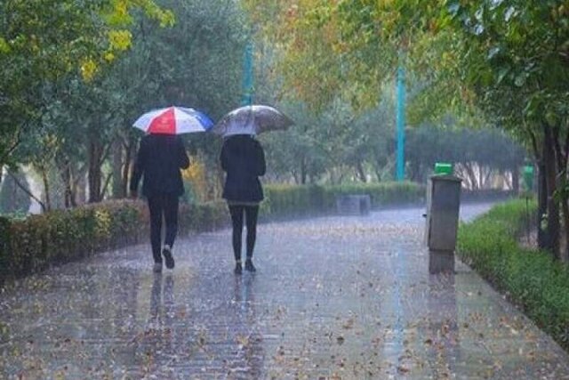 رگبار باران در تهران از عصر امروز