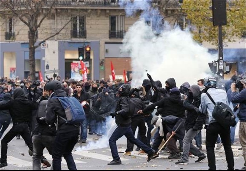 اذعان شبکه فرانسوی به خشونت پلیس این کشور در تظاهرات