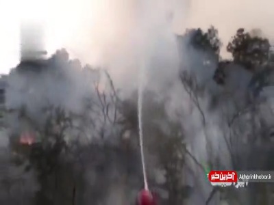 آتش‌سوزی گسترده جنگل‌ها در اسپانیا