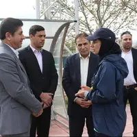 حضور دبیرکل و اعضای هیات رئیسه فدراسیون در تمرین تیم ملی فوتبال بانوان