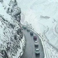 جاده‌های مازندران بارانی، برفی و لغزنده است