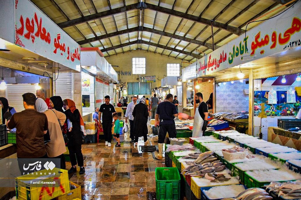 عکس/ بازار ماهی‌فروشان آبادان