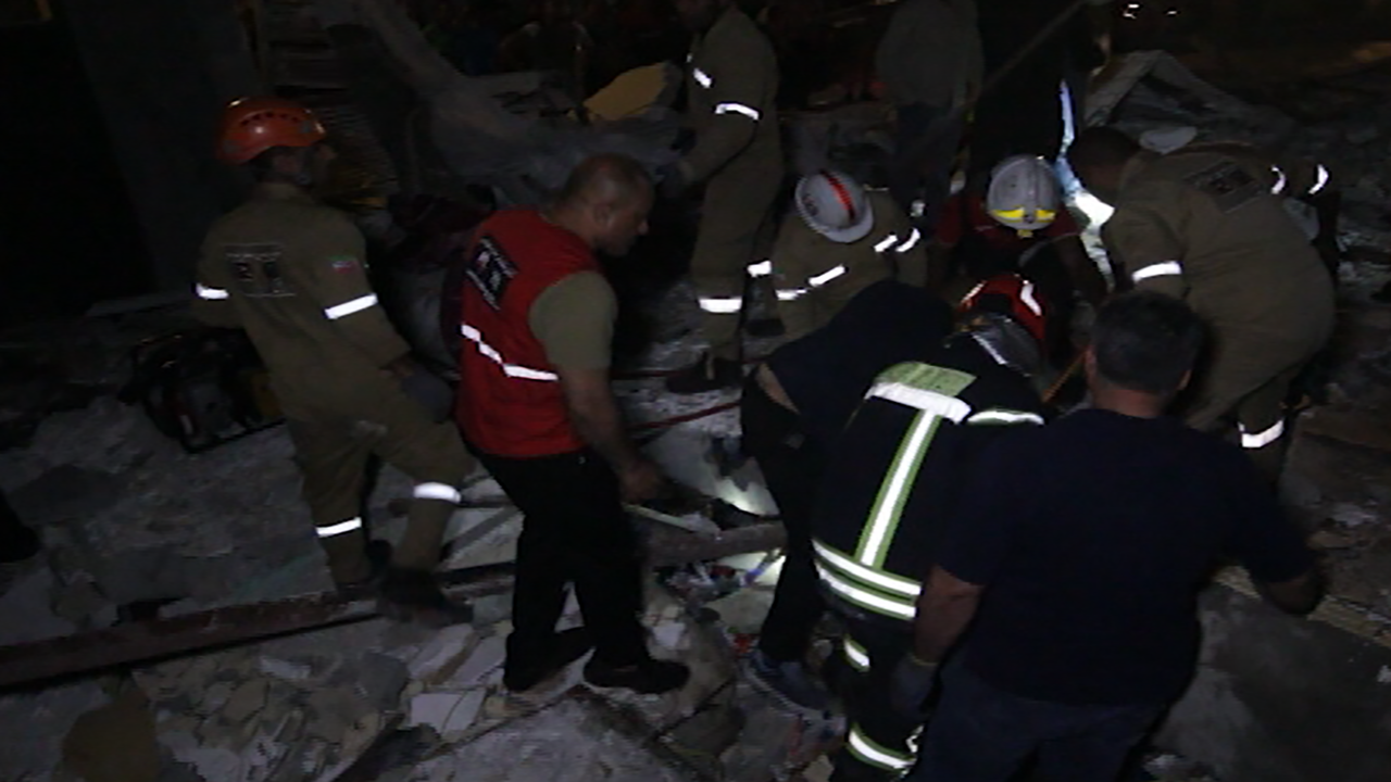 تصاویری از حادثه انفجار در محله طلابند بندرعباس