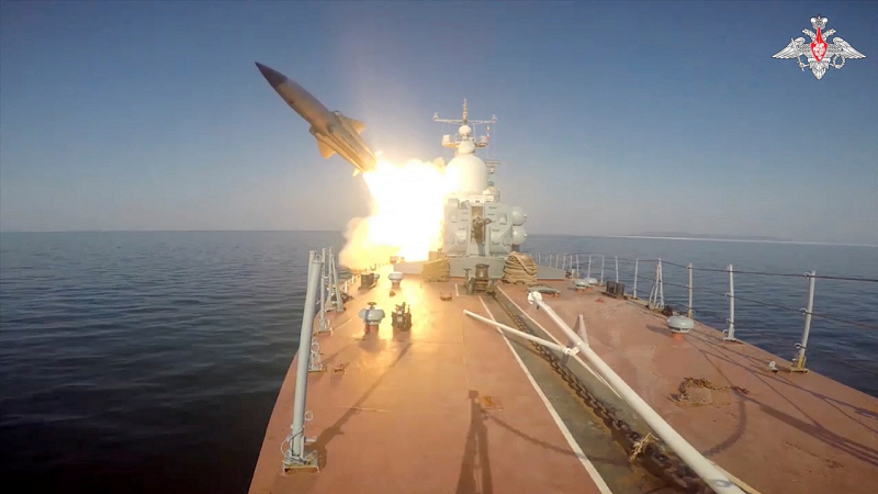 آزمایش موشک کروز مافوق صوت روسیه در دریای ژاپن