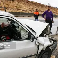 واژگونی مرگبار خودروها در محورهای مواصلاتی یزد