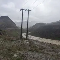 انسداد جاده ۱۵ روستای شهرستان کلات بر اثر سیل
