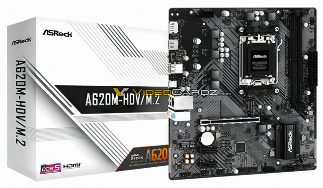 AMD اولین مادربرد ارزان‌قیمت A620 را آماده می‌کند