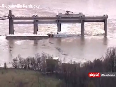 سقوط وحشتناک یک قطار به داخل رودخانه‌ای در آمریکا
