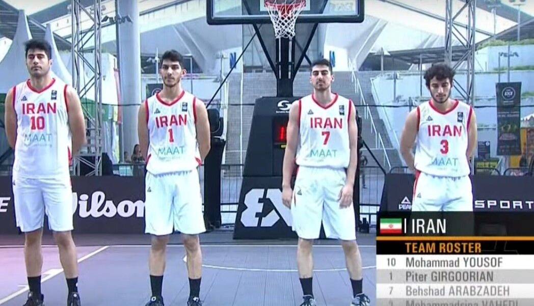 اولین برد تیم بسکتبال سه نفره ایران در کاپ آسیا