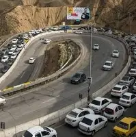 هشدار به مسافران؛ ترافیک این جاده سنگین است!