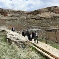 محوطه غار باستانی «کرفتو» مرمت می‌شود