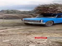 خلاقیت در خالی کردن بار چوب 