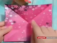 ترفند درست کردن چتر مینیاتوری با کاغذ