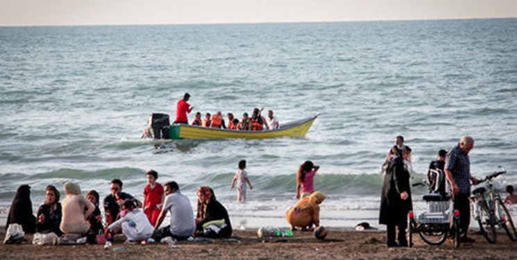 حضور ناجیان غریق در ساحل مازندران