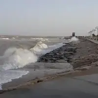وزش باد شدید در خلیج فارس؛ به دریا نزدیک نشوید