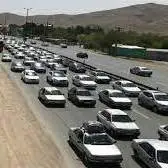 ترافیک پرحجم در جاده‌ تهران-مشهد