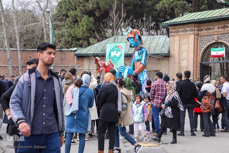 عکس/ گردشگران نوروزی کاخ سعدآباد