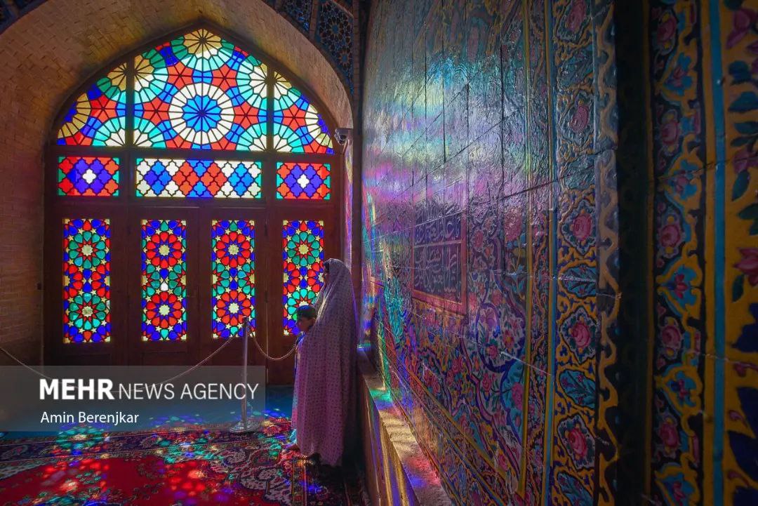 مسجد زیبای نصیرالملک در شیراز