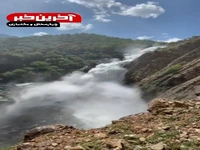  آبشار «نگین» منطقه بازفت استان چهارمحال وبختیاری      