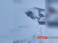 برف و کولاک شدید در روسیه