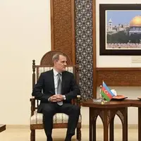 وزیر خارجه جمهوری آذربایجان با محمود عباس دیدار کرد