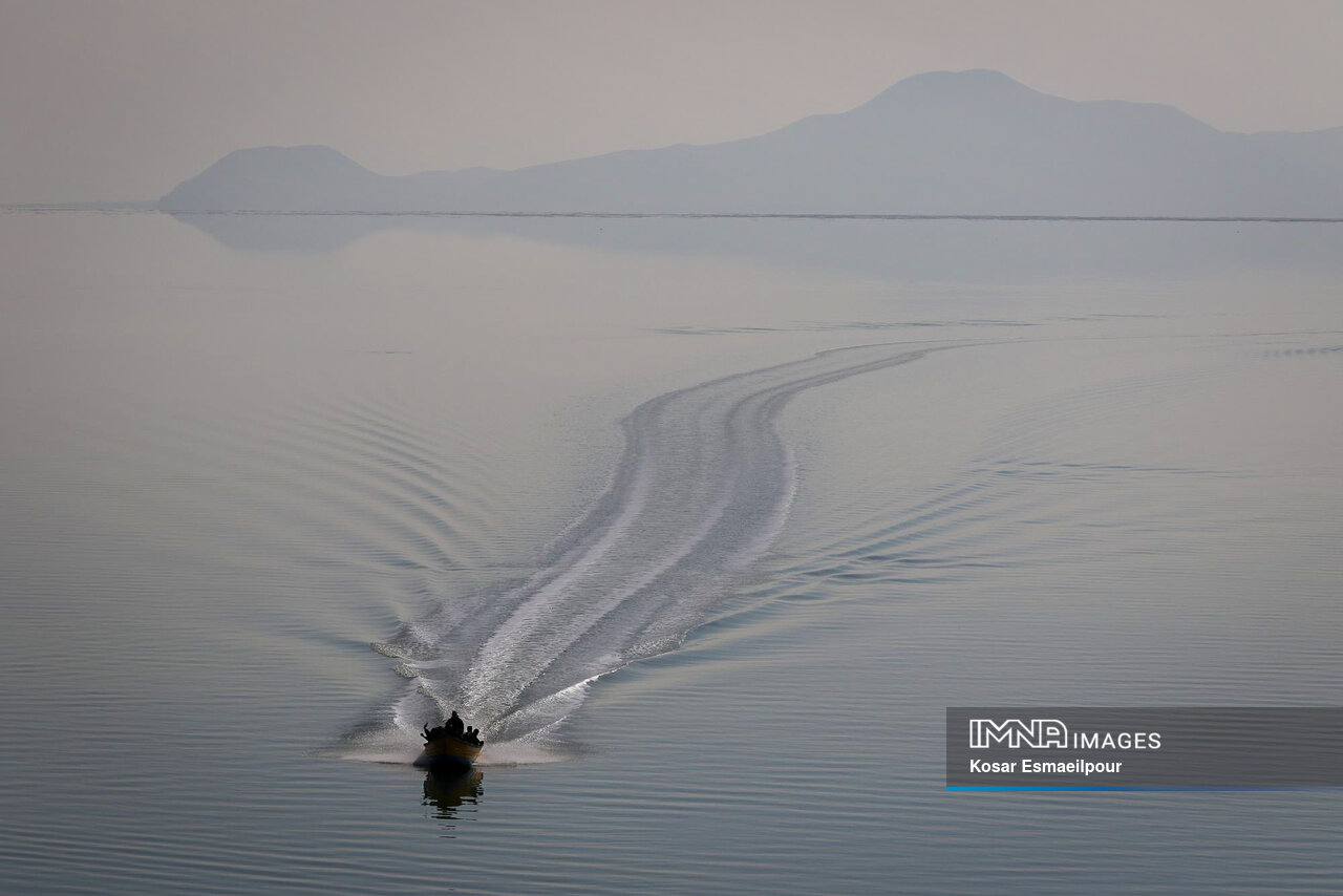 عکس/ آخرین وضعیت دریاچه ارومیه