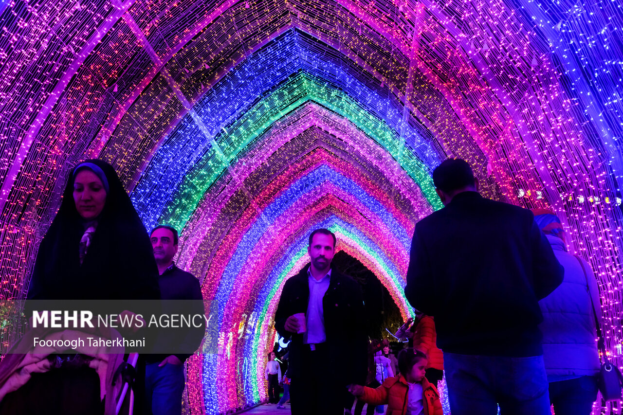 بزرگترین جشن نور«تهران زیبا»
