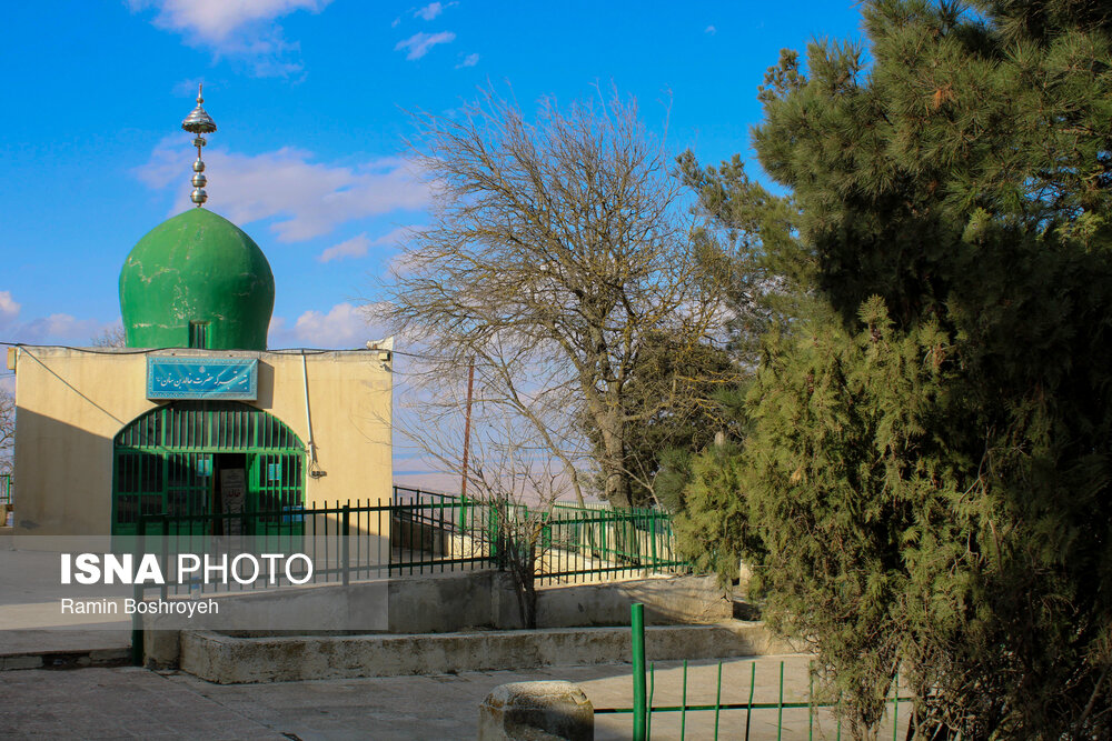 عکس/ پله پله تا زیارت خالد نبی