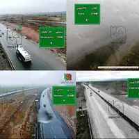 جاده‌های شمالی خراسان رضوی لغزنده و بارانی است