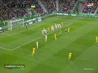 گل اول بارسلونا به الچه توسط لواندوفسکی
