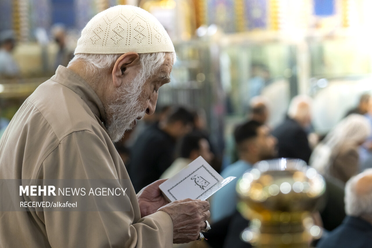 عکس/ مراسم جزءخوانی قرآن کریم در کربلا