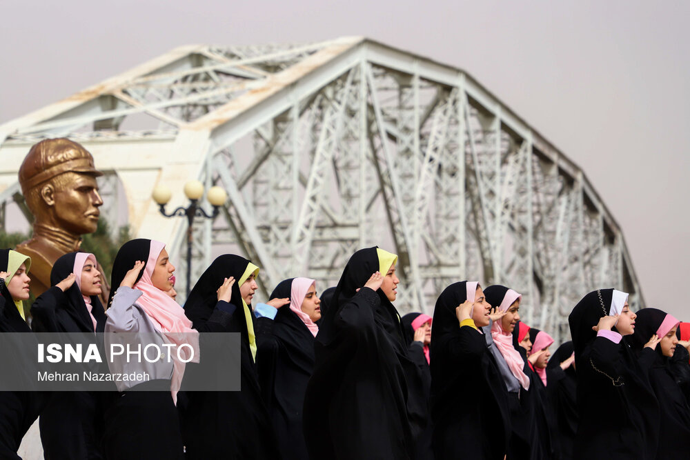 عکس/ مسافران نوروزی منطقه آزاد ارس