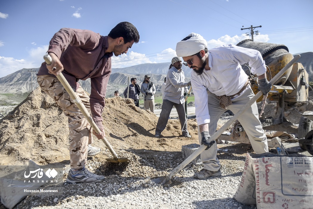 عکس/ اردوی جهادی نوروزی دانشجویان در روستاهای خراسان‌شمالی