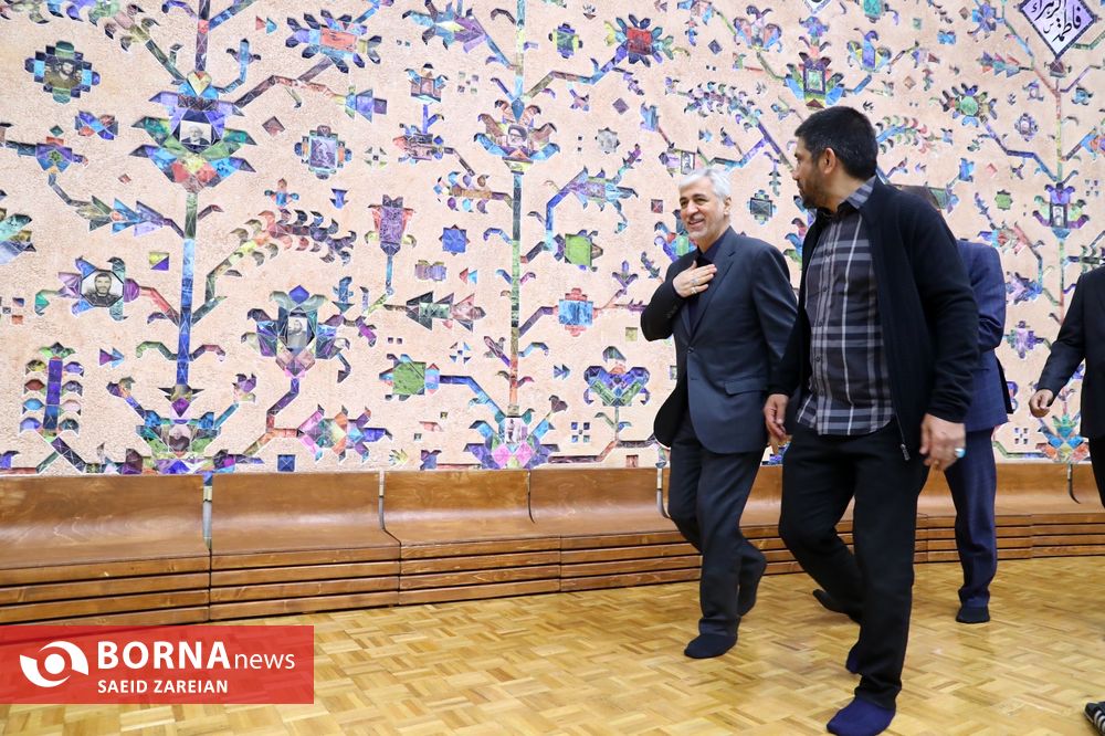 عکس/ بازید وزیر ورزش و جوانان از کمپ تیم ملی کشتی