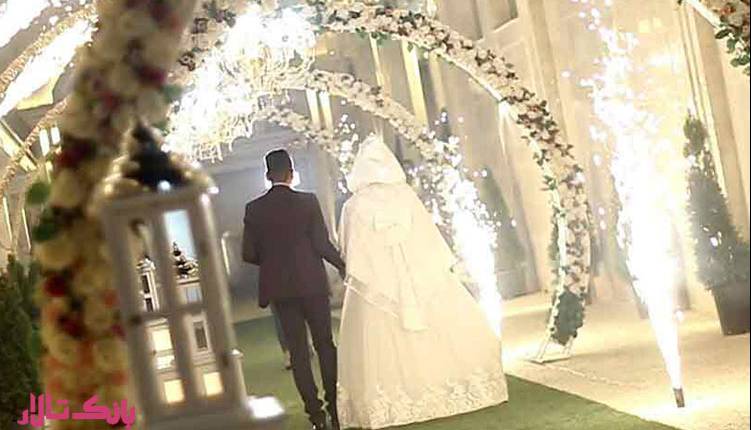 حرکت عجیب عروس و داماد در مراسم ازدواج