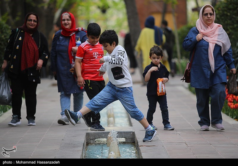 عکس/ بوستان باغ ایرانی در روزهای بهاری